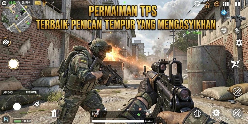 Tampilan gameplay yang mendebarkan dalam AIR168 dengan aksi tembak-menembak.