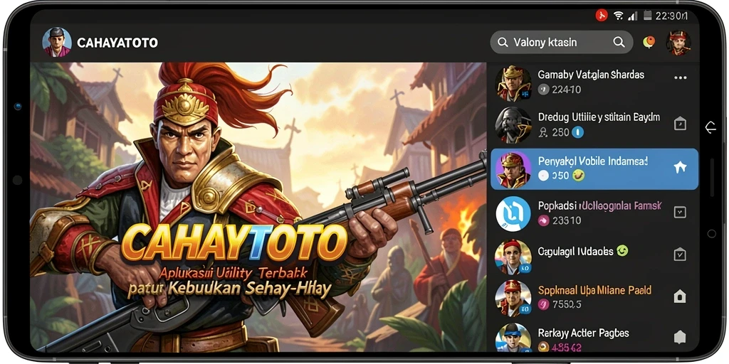Screenshot utama CAHAYATOTO menampilkan fitur pengingat yang intuitif.