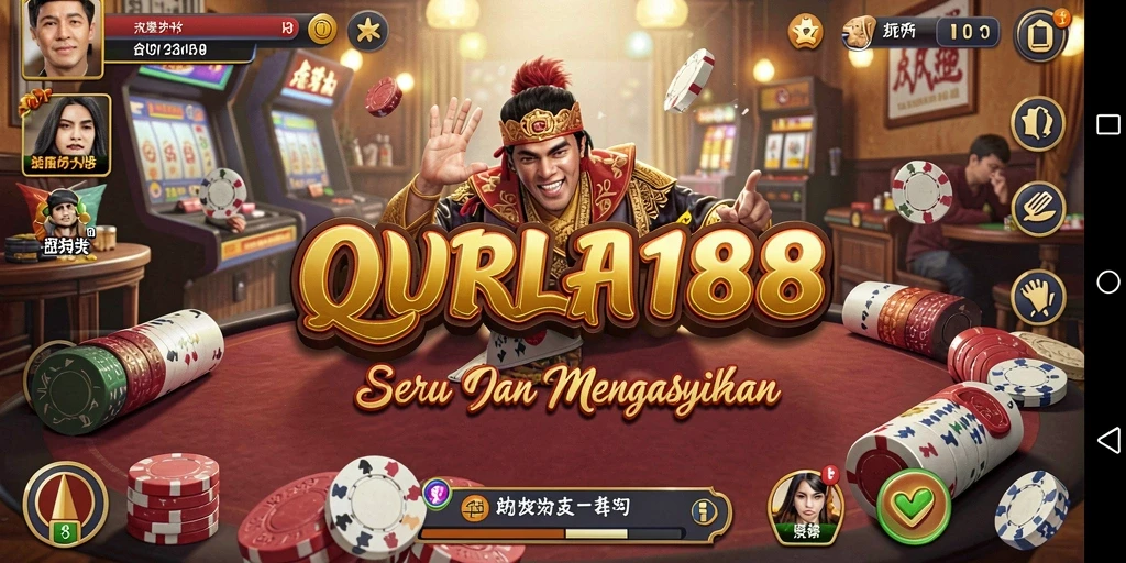 Tampilan menarik dari gameplay QiuQiu di CORLA188.