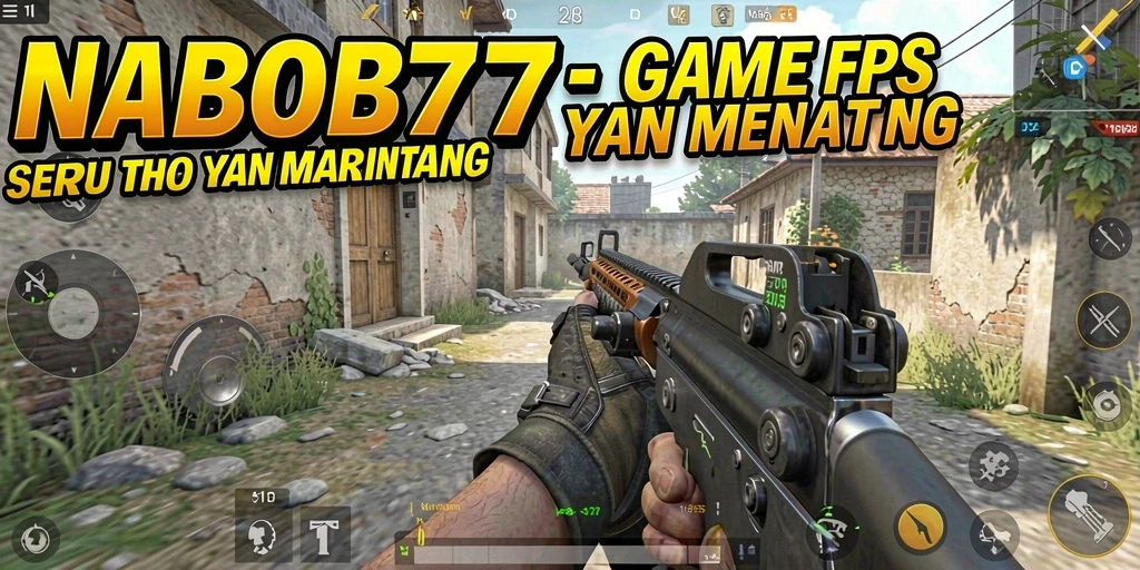 Momen seru dalam permainan NABOB77 dengan tembak menembak yang intens.