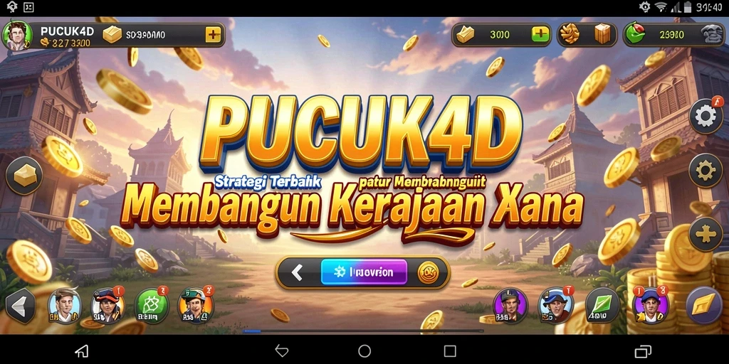Tampilan gameplay PUCUK4D yang menakjubkan dengan strategi yang mendebarkan.