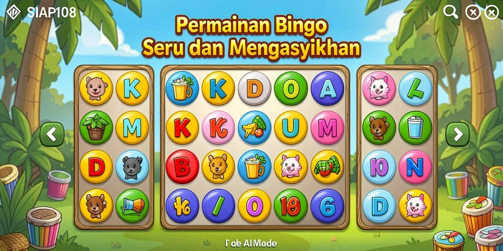 Screenshot gameplay Bingo SIAP108 dengan keseruan penuh.